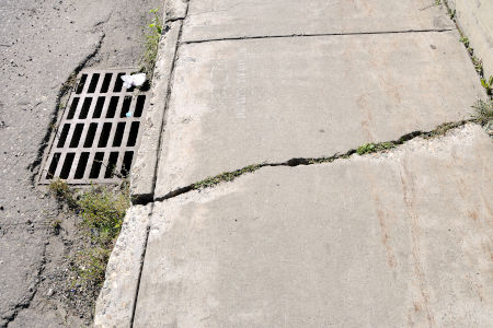 Sidewalk repairs